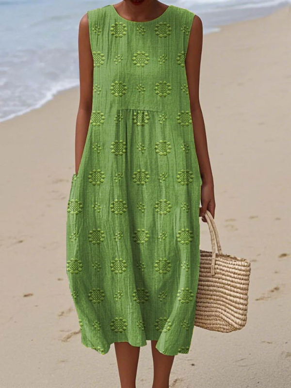 Tilda | Embroidered Midi Dress