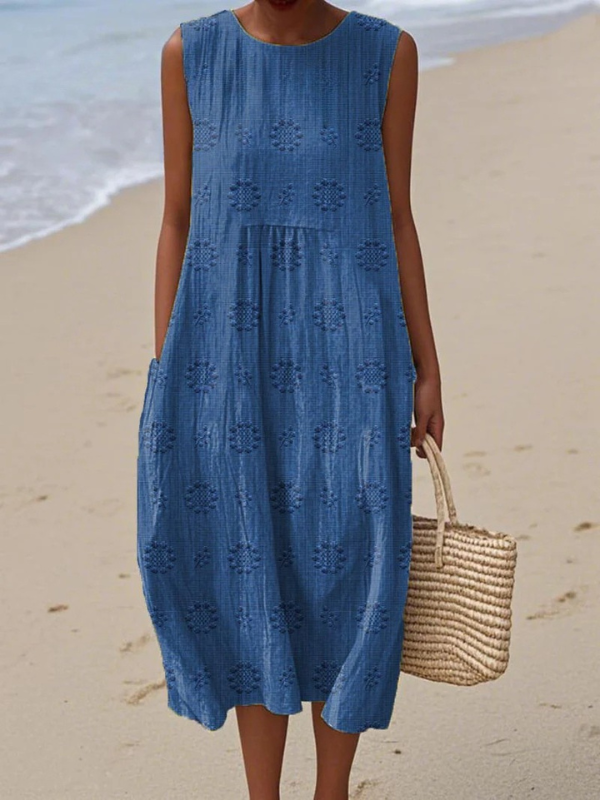 Tilda | Embroidered Midi Dress