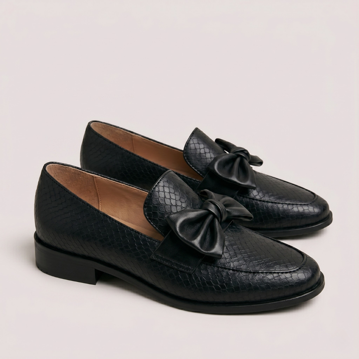 Edith | Bow Detail Comfort Loafers