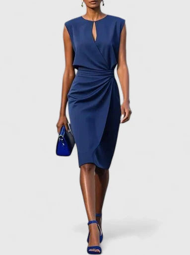 Lisandrah | Sophisticated Midi Wedding Guest Dress