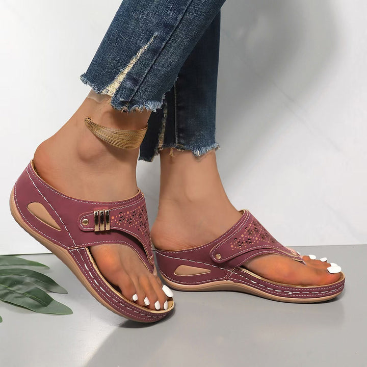Nadine | Orthopedic Wedge Flip Sandal
