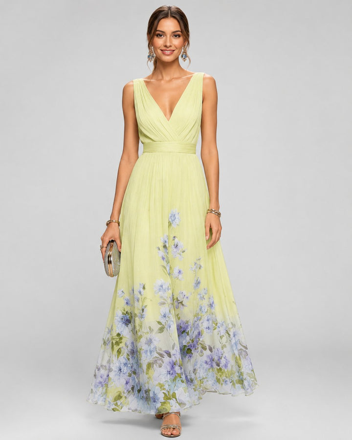 Seraphine | Sleeveless A Maxi Dress