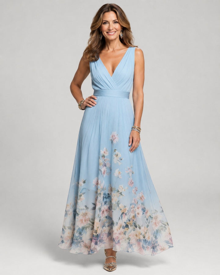 Seraphine | Sleeveless A Maxi Dress