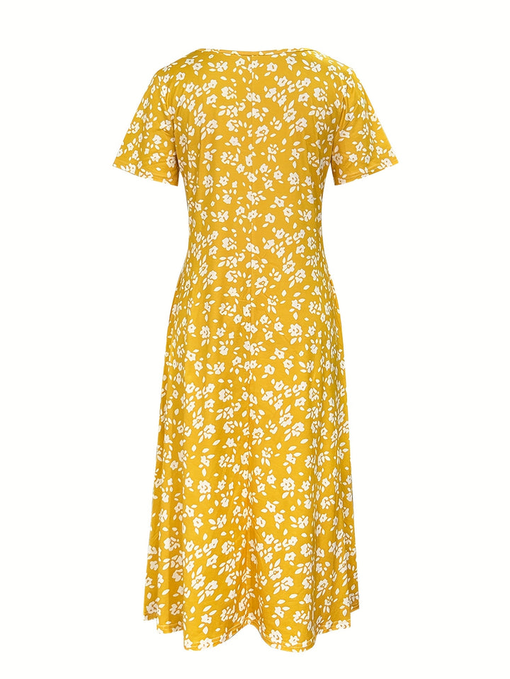 Seline | Elegant Floral Dress