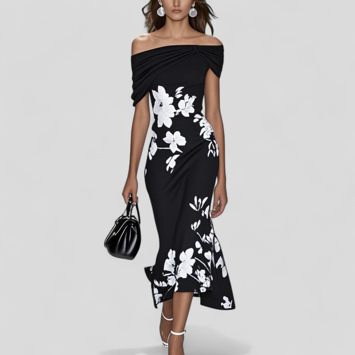 Sabrina | Elegant Midi Dress