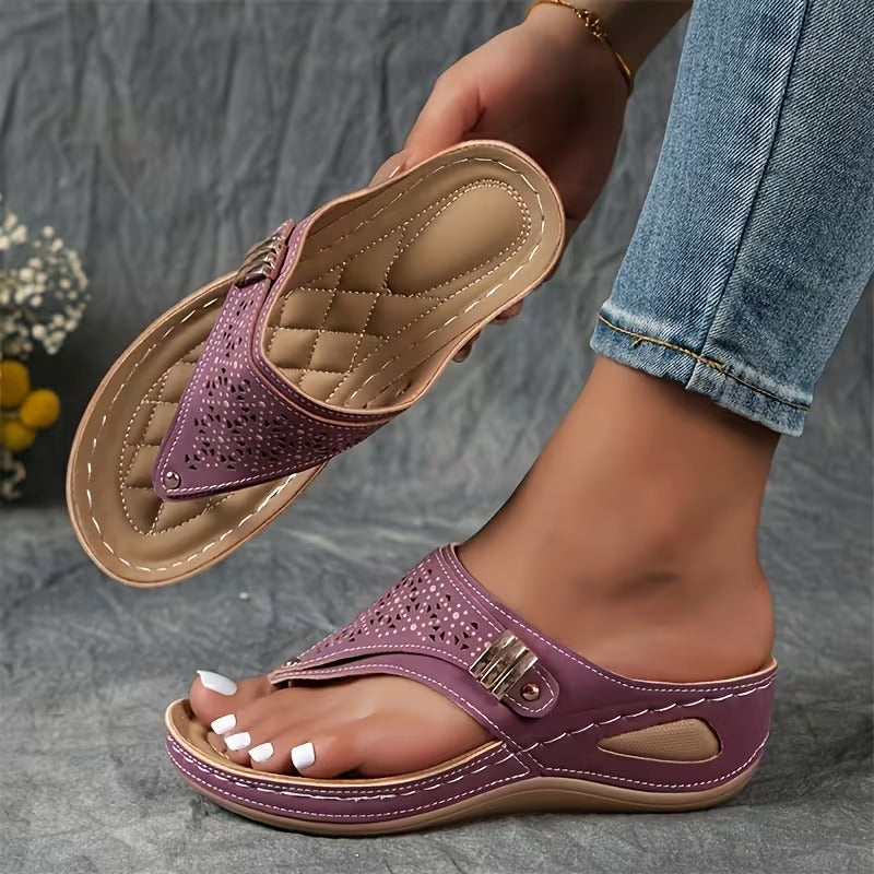 Nadine | Orthopedic Wedge Flip Sandal