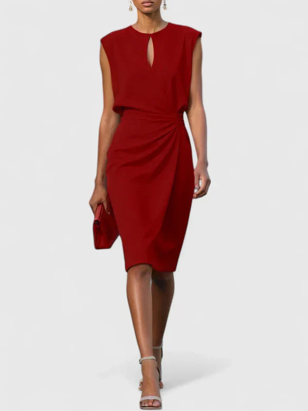 Lisandrah | Sophisticated Midi Wedding Guest Dress
