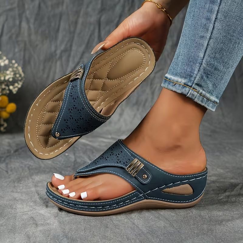 Nadine | Orthopedic Wedge Flip Sandal