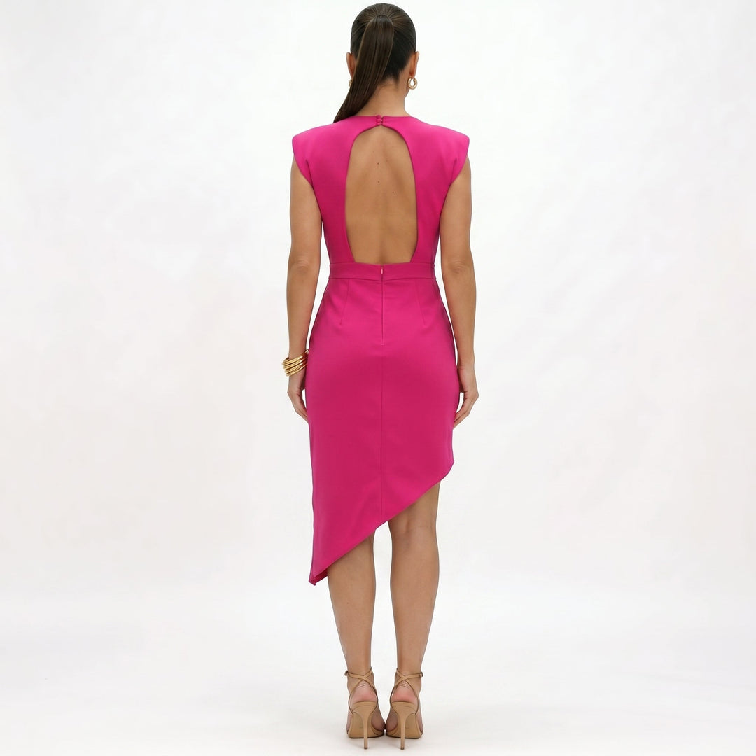 Aurora | Asymmetric Shoulder Dress