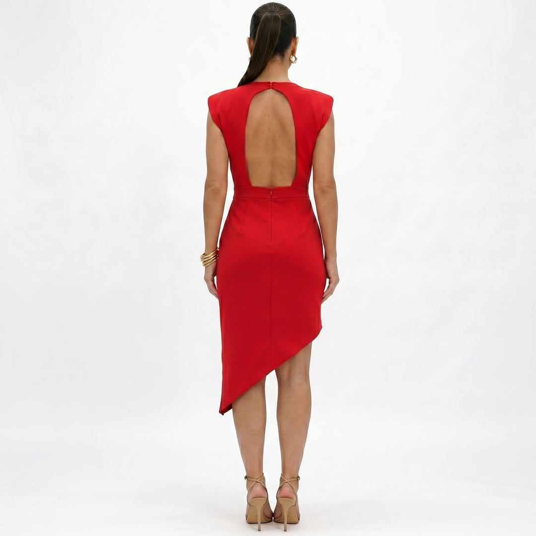 Aurora | Asymmetric Shoulder Dress