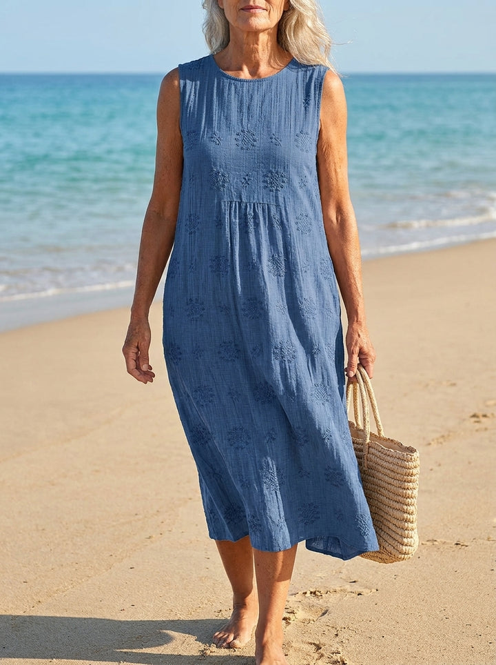 Sandra | Patterned Midi Dress