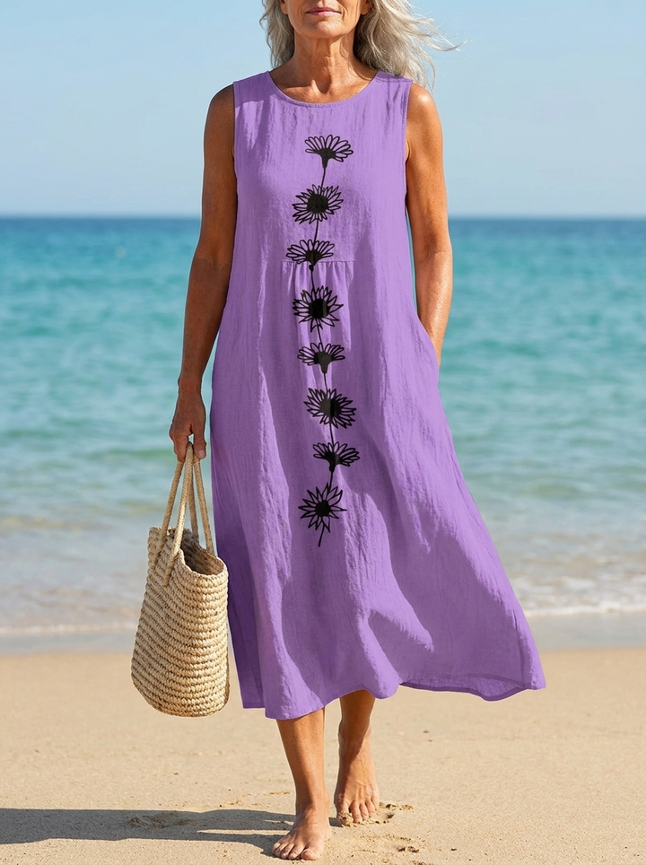 Britta | Bloom Midi Dress