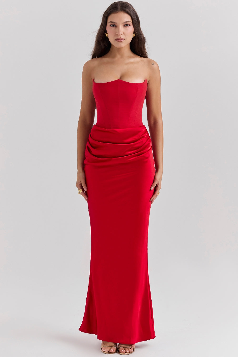 Anika | Strapless Sweetheart Maxi Wedding Guest Dress