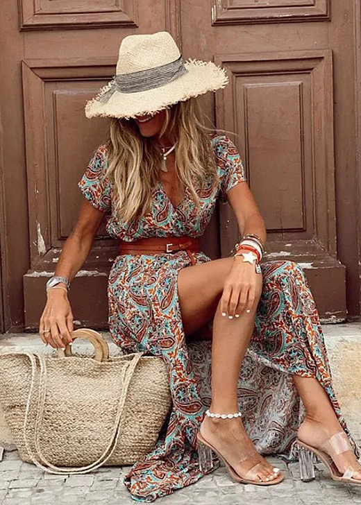 Rosalind | Floral Boho Maxi Dress