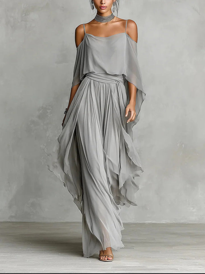 Mirelle | Off-Shoulder Flowy Set