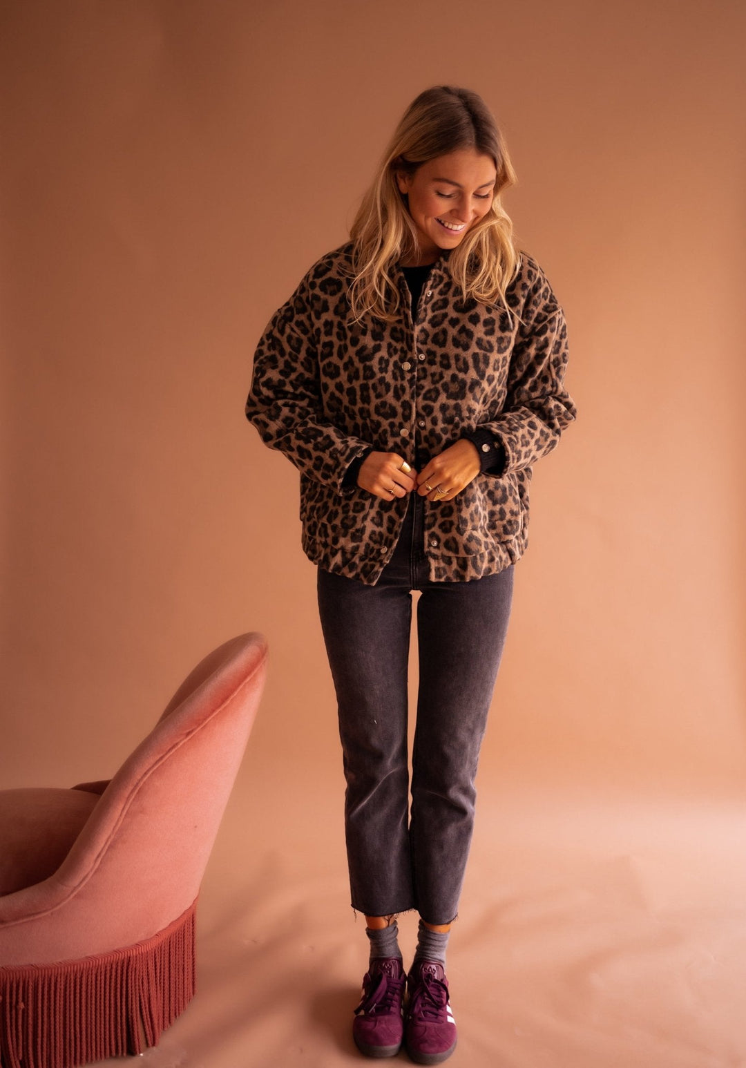 Charlotte | Stylish Leopard Print Jacket