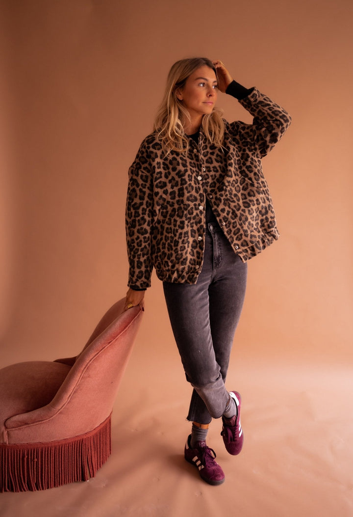 Charlotte | Stylish Leopard Print Jacket