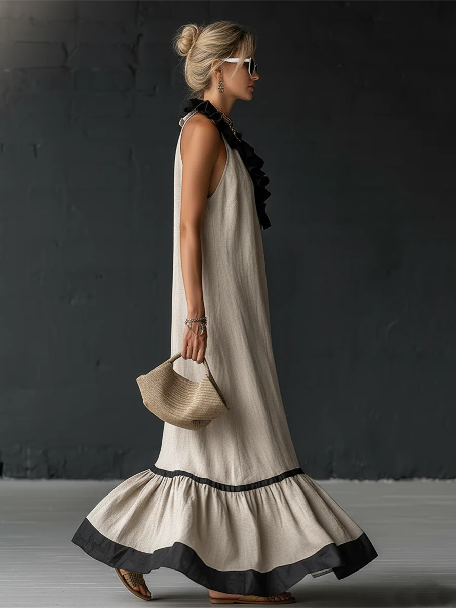 Lola | Ruffled Flattering Maxi Dress
