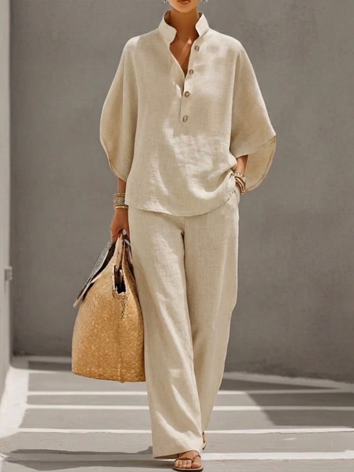 Mariel | Flattering Wide-Leg Two-Piece Set