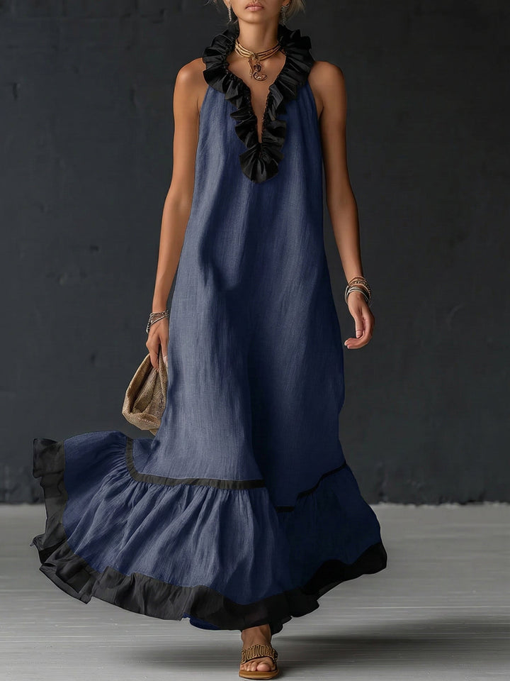 Lola | Ruffled Flattering Maxi Dress