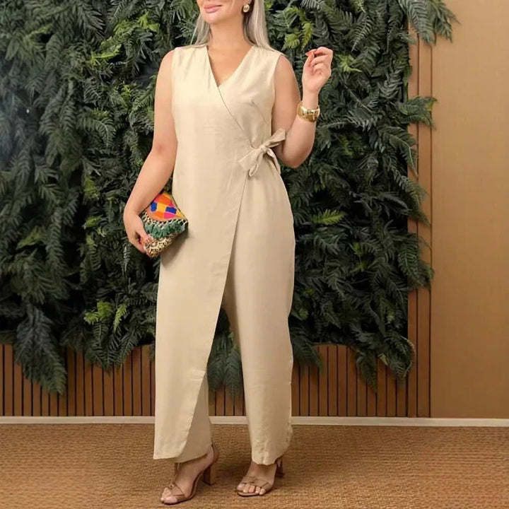 Caroline | Elegant Wrap Jumpsuit