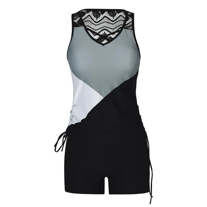 Maddy | Tankini Swimsuit Set with Adjustable Sides