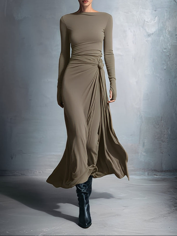 Ashley | Flattering Knot Maxi Dress
