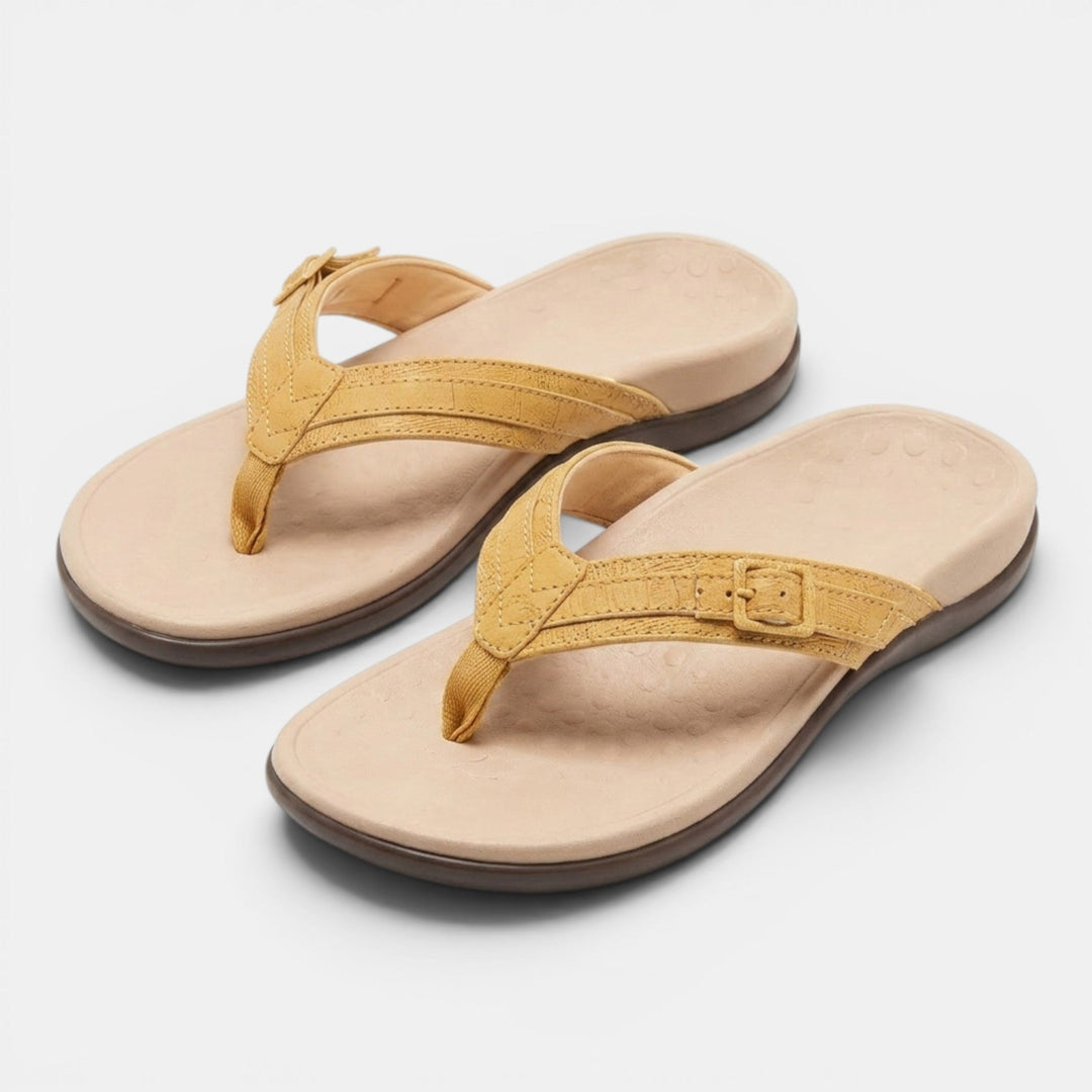 Aurelia | Cushioned Arch Support Flip Flops