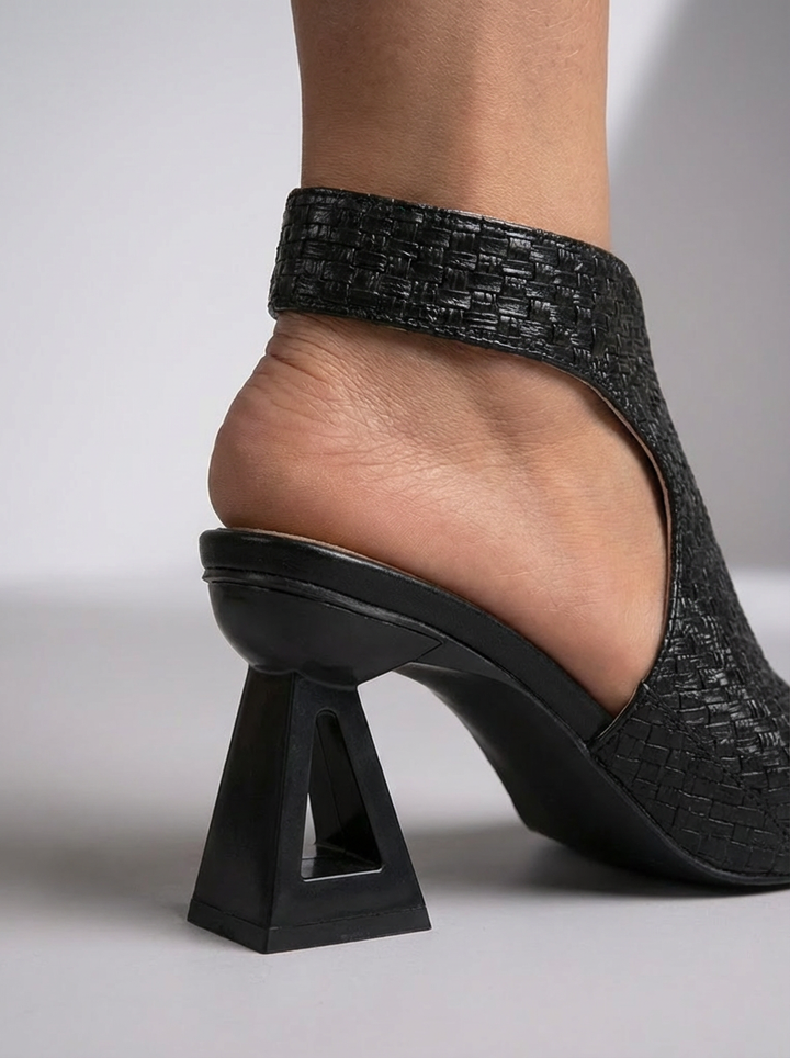 Georgina | Elegant Woven Heels